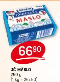 Máslo Jihočeské Madeta
