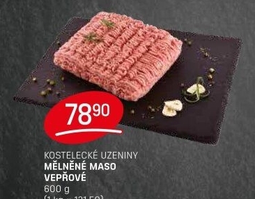Maso mleté vepřové Kostelecké uzeniny