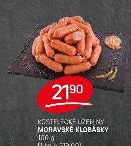 Moravské klobásy Kostelecké uzeniny