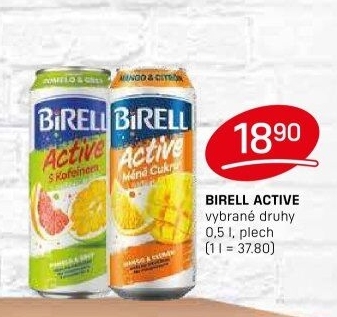 Nealkoholické pivo ochucené Active Birell