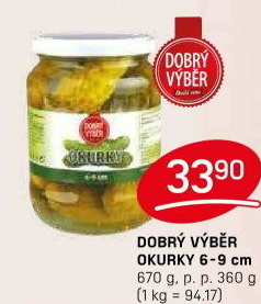 Okurky Dobrý Výběr