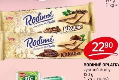 Oplatky Rodinné Sedita