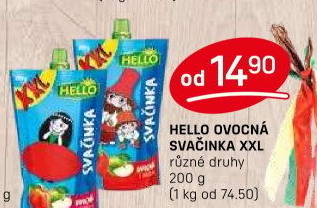 Ovocná kapsička Hello