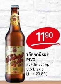 Pivo světlé výčepní Třeboňské Bohemia Regent