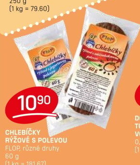 Rýžové chlebíčky polomáčené Flop