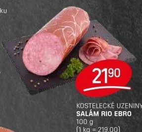 Salám Rio Ebro Kostelecké uzeniny