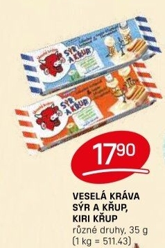 Sýr a křup Veselá kráva