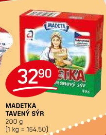 Sýr tavený smetanový Madetka
