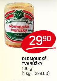 Sýr tvarůžky olomoucké A.W.