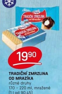 Tradiční zmrzlina od Mrazíka Prima