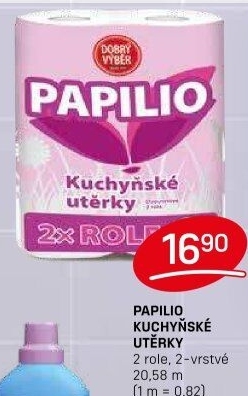 Utěrky kuchyňské 2vrstvé Papilio Dobrý Výběr