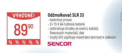 Odžmolkovač SLR 33
