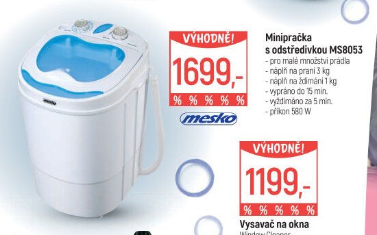 Minipračka s odstředivkou MS8053