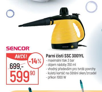Parní čisti SSC 3001YL