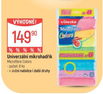 Univerzální mikrohadřík Microfibre Colors