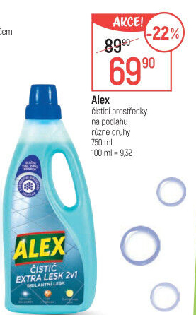 Čistič na laminát 2v1 Alex