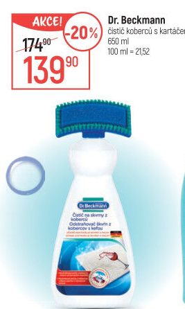 Čistič na skvrny z koberců Dr. Beckmann