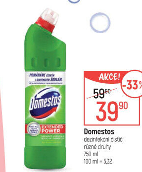 Čistič WC gelový Domestos