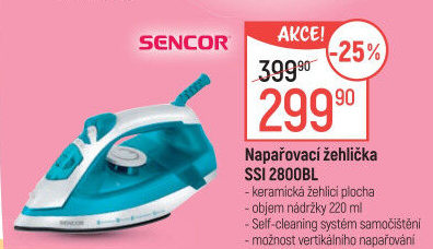 Napařovací žehlička Sencor SSI 2800