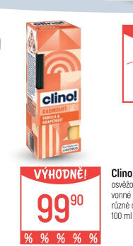 Osvěžovač vzduchu Clino!