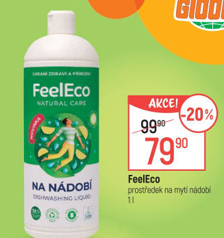 Prostředek na nádobí Feel Eco