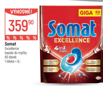 Tablety do myčky Excellence Somat