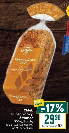 Chléb Žitamoc Odkolek