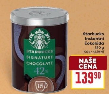 Horká čokoláda Starbucks