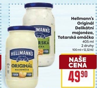 Majonéza delikátní Hellmann'
