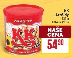 Pražené arašídy KK