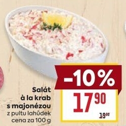 Salát a la krab s majonézou