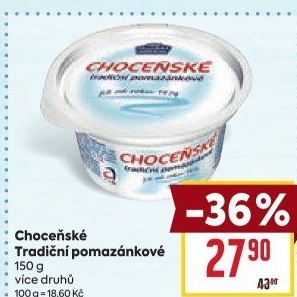 Tradiční pomazánkové Choceňské