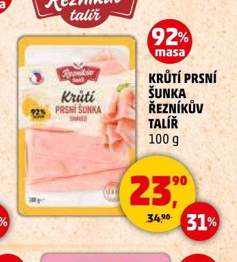 Krůtí prsní šunka Řezníkův talíř 100 g