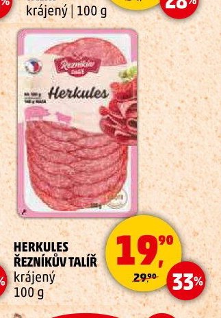 Herkules Řezníkův talíř krájený 100 g