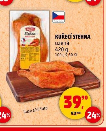 Kuřecí stehna uzená