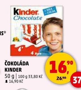 Čokoládky Kinder