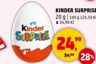 Čokoládové vajíčko s překvapením Kinder Surprise