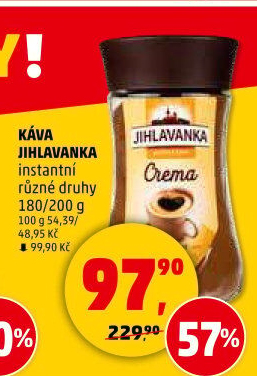 Instantní kávy Jihlavanka