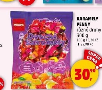 Karamelky ovocné Penny