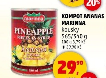 Kompot ananas Marinna