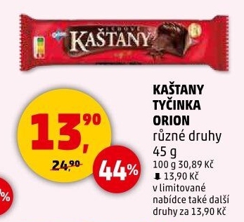 Ledové kaštany Orion