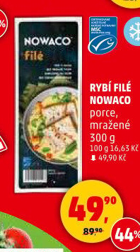 Rybí filé mražené Nowaco