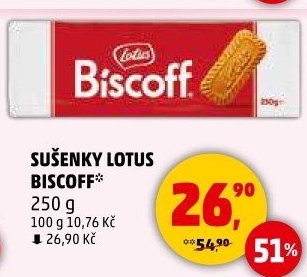 Sušenky Biscoff Lotus