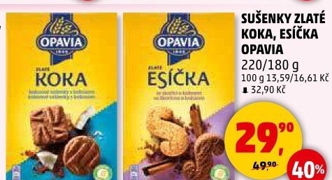 Sušenky Esíčka Zlaté Opavia