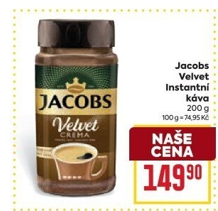 Instantní káva Jacobs Velvet