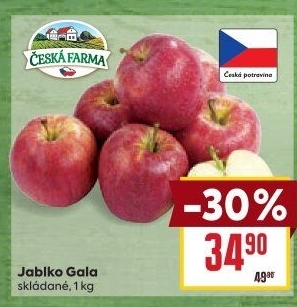 Jablka Gala Česká Farma