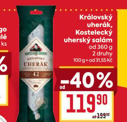 Salám Uherák královský Kostelecké uzeniny