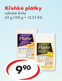 Plátky křehké Michelské pekárny