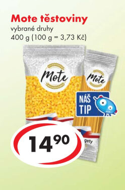 Těstoviny Mote