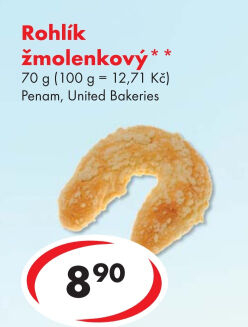 Žmolenkový rohlík